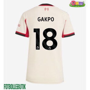 Liverpool Cody Gakpo #18 Bortatröja Kvinnor 2025-26 Kortärmad